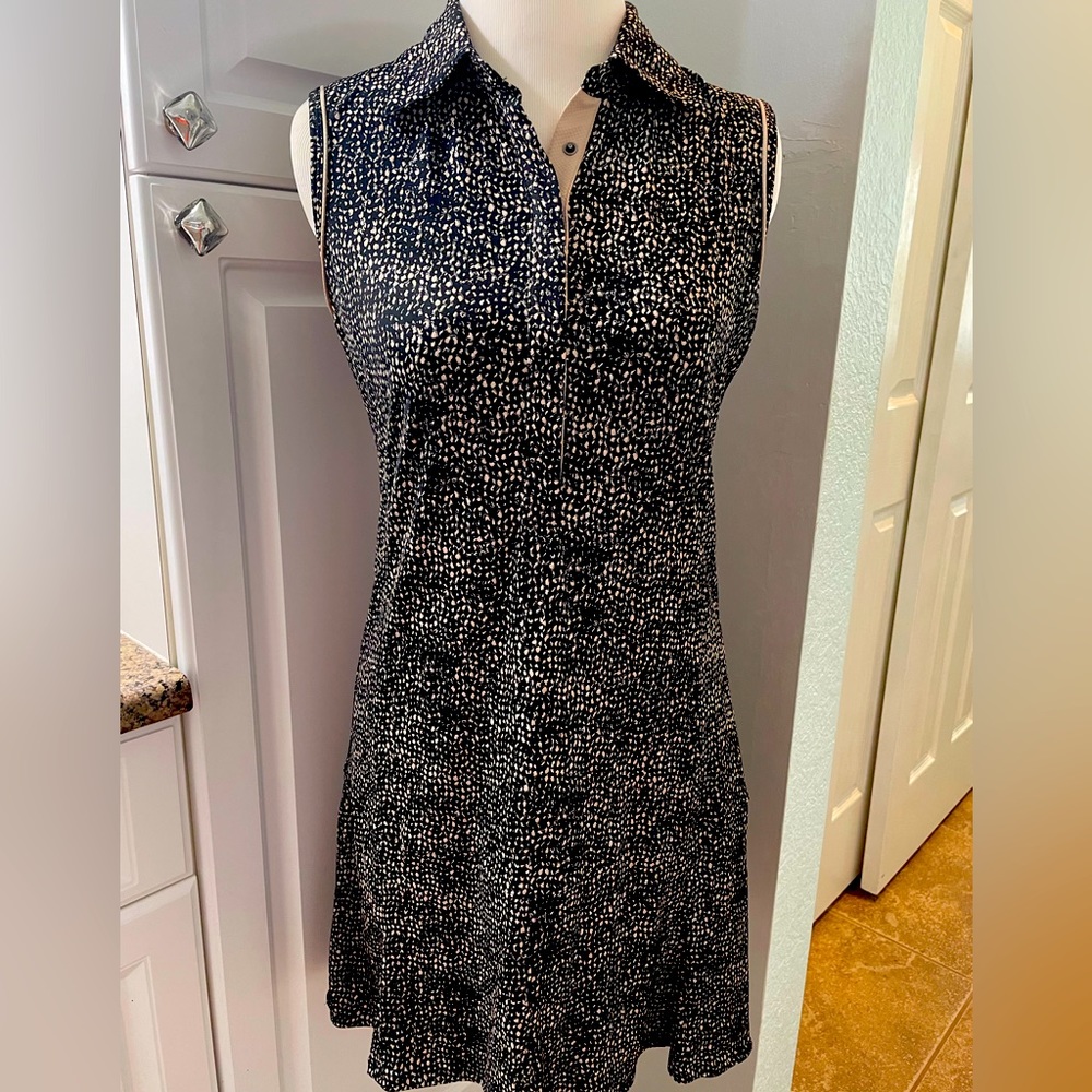Tail Ladies Black & Brown Golf Dress